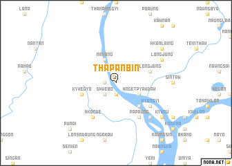 map of Thapanbin