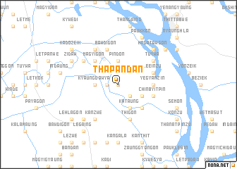 map of Thapandan