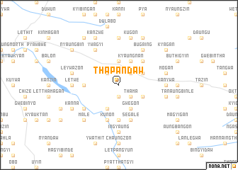 map of Thapandaw