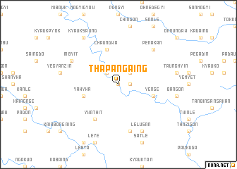 map of Thapangaing