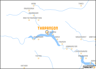 map of Thapangon