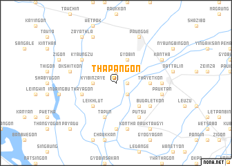 map of Thapangon