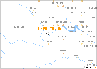 map of Thapanyaung