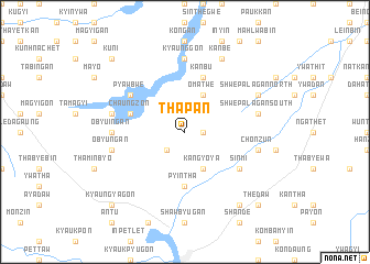 map of Thapan