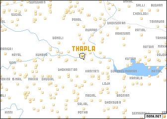 map of Thapla