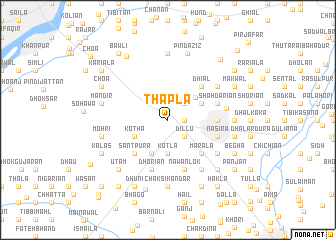 map of Thāpla