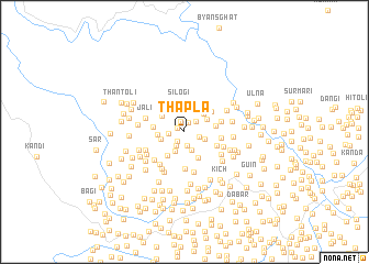 map of Thāpla