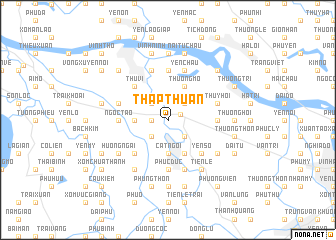 map of Thâp Thuan