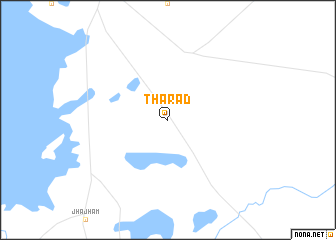 map of Tharād