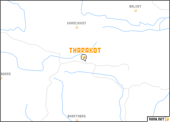 map of Thārākot