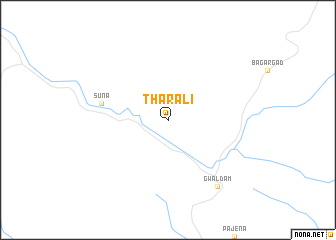 map of Tharāli