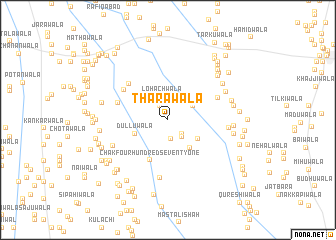 map of Tharawāla