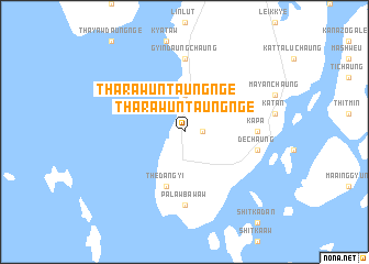 map of Tharawuntaungngē