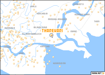 map of Tharewāri