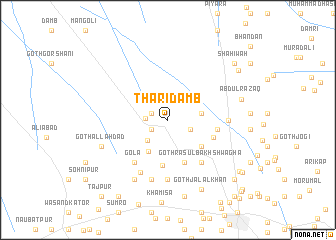 map of Thari Damb