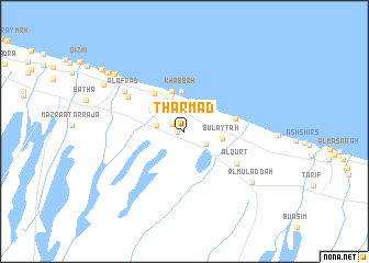 map of Tharmad