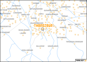 map of Thāro Zāur