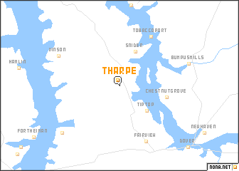 map of Tharpe