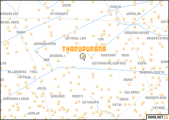 map of Thāru Purāna