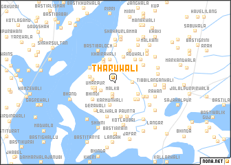 map of Thāruwāli