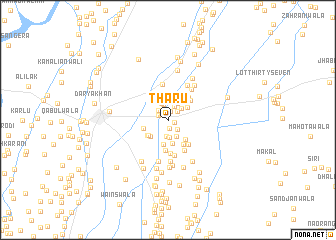map of Tharu