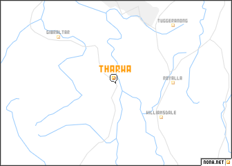 map of Tharwa