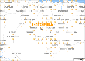 map of Thatchfield