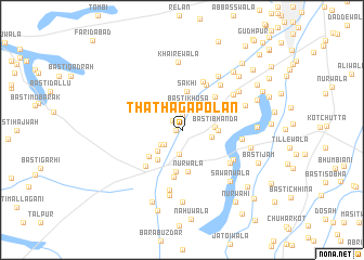 map of Thatha Gapolān