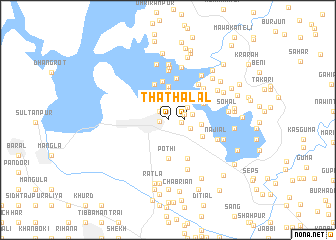 map of Thathāl