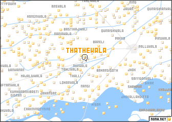 map of Thathewāla