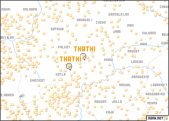 map of Thāthi