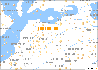 map of Thath Wāran