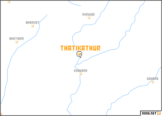 map of Thāti Kathūr