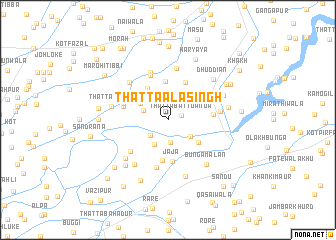 map of Thatta Āla Singh