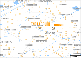 map of Thatta Awān
