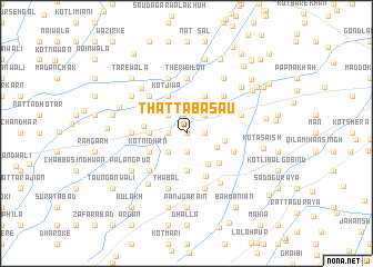 map of Thatta Basau