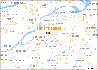 map of Thatta Basti
