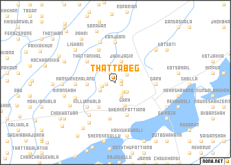 map of Thatta Beg