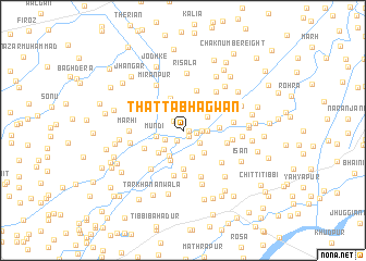 map of Thatta Bhagwān