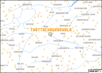 map of Thatta Chadrarwāla