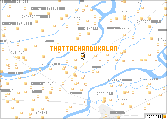 map of Thatta Chandu Kalān