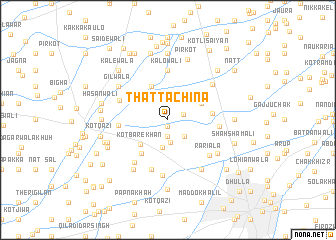 map of Thatta Chīna