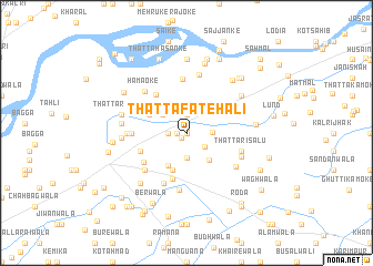 map of Thatta Fateh Ali