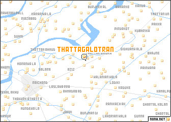 map of Thatta Galotrān