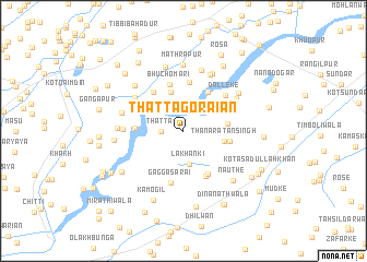 map of Thatta Gorāiān