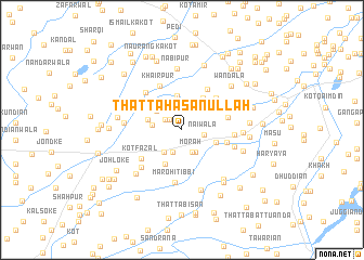 map of Thatta Hasanullāh