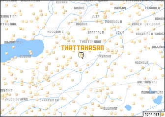 map of Thatta Hasan