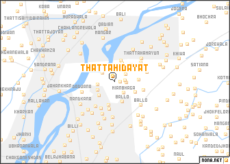 map of Thatta Hidāyat