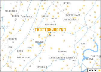 map of Thatta Humāyūn