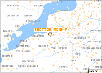 map of Thatta Husainke